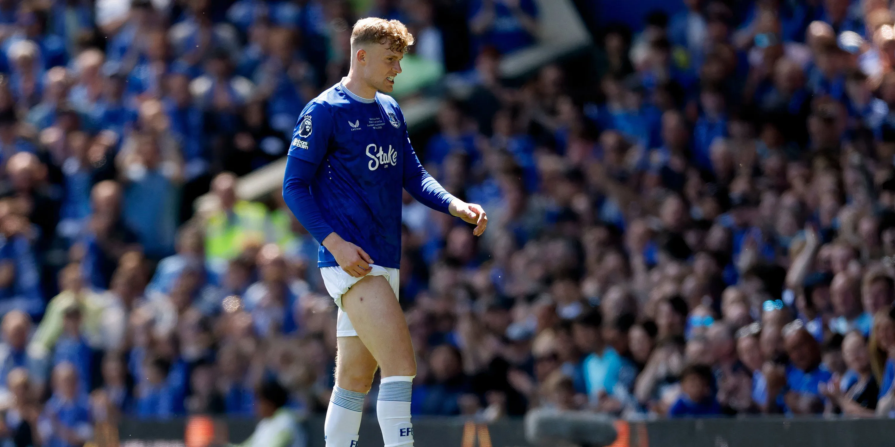 Hậu vệ Jarrad Branthwaite của Everton, mục tiêu chuyển nhượng của Chelsea