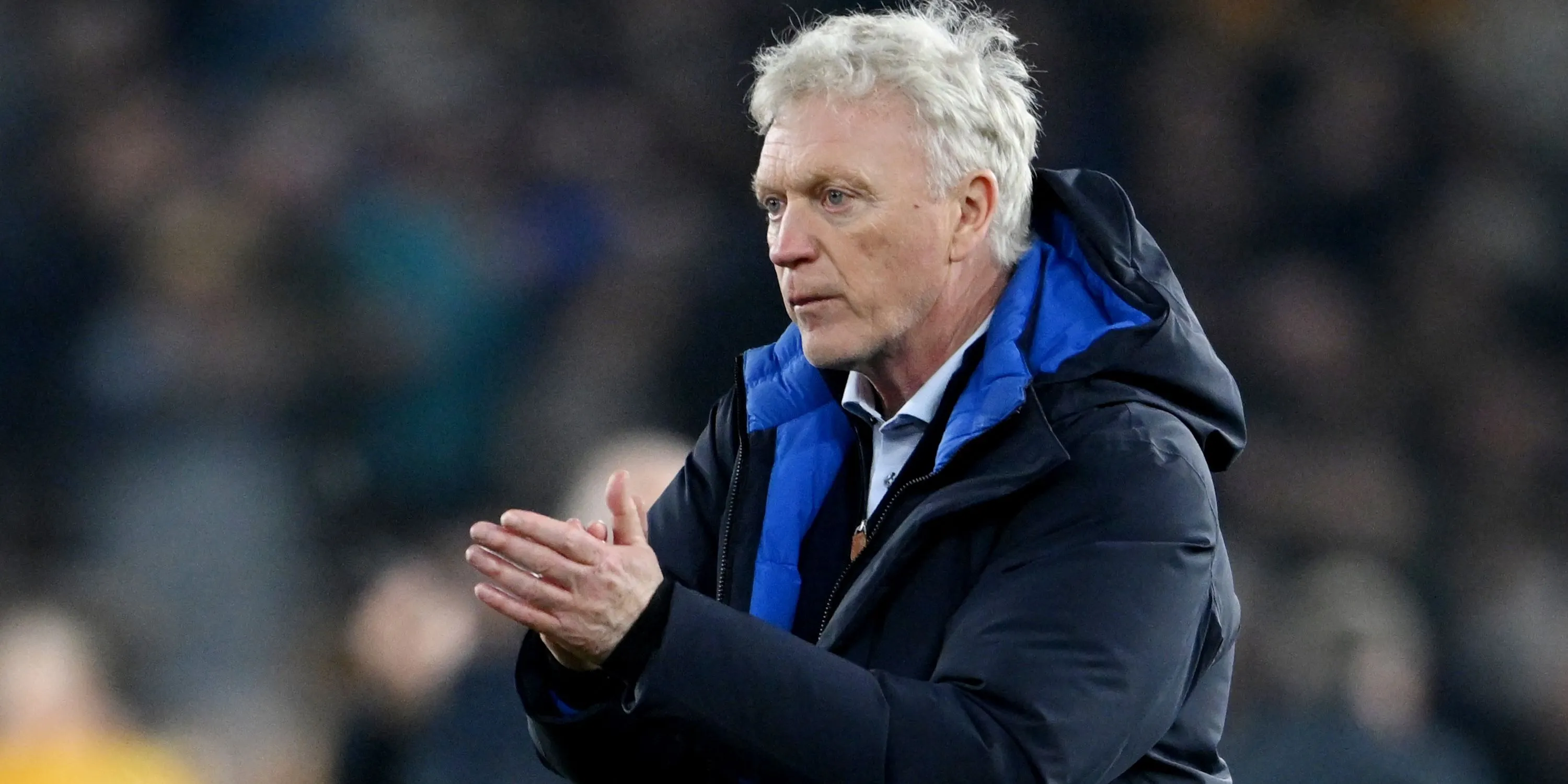 HLV David Moyes của Everton chỉ đạo trên sân tập