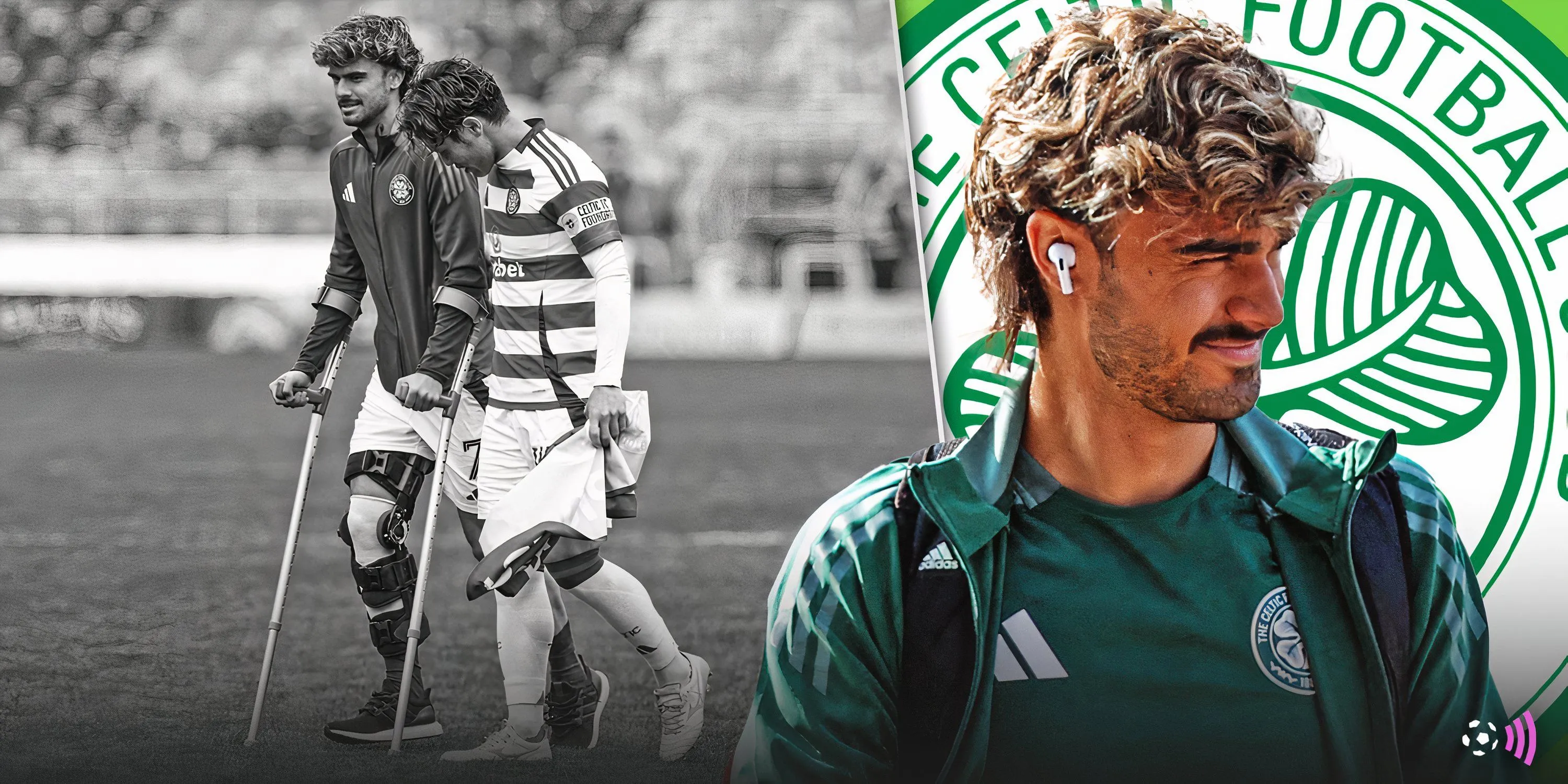 Tiền đạo cánh Jota của Celtic trong một trận đấu tại Scottish Premiership trước khi dính chấn thương nặng