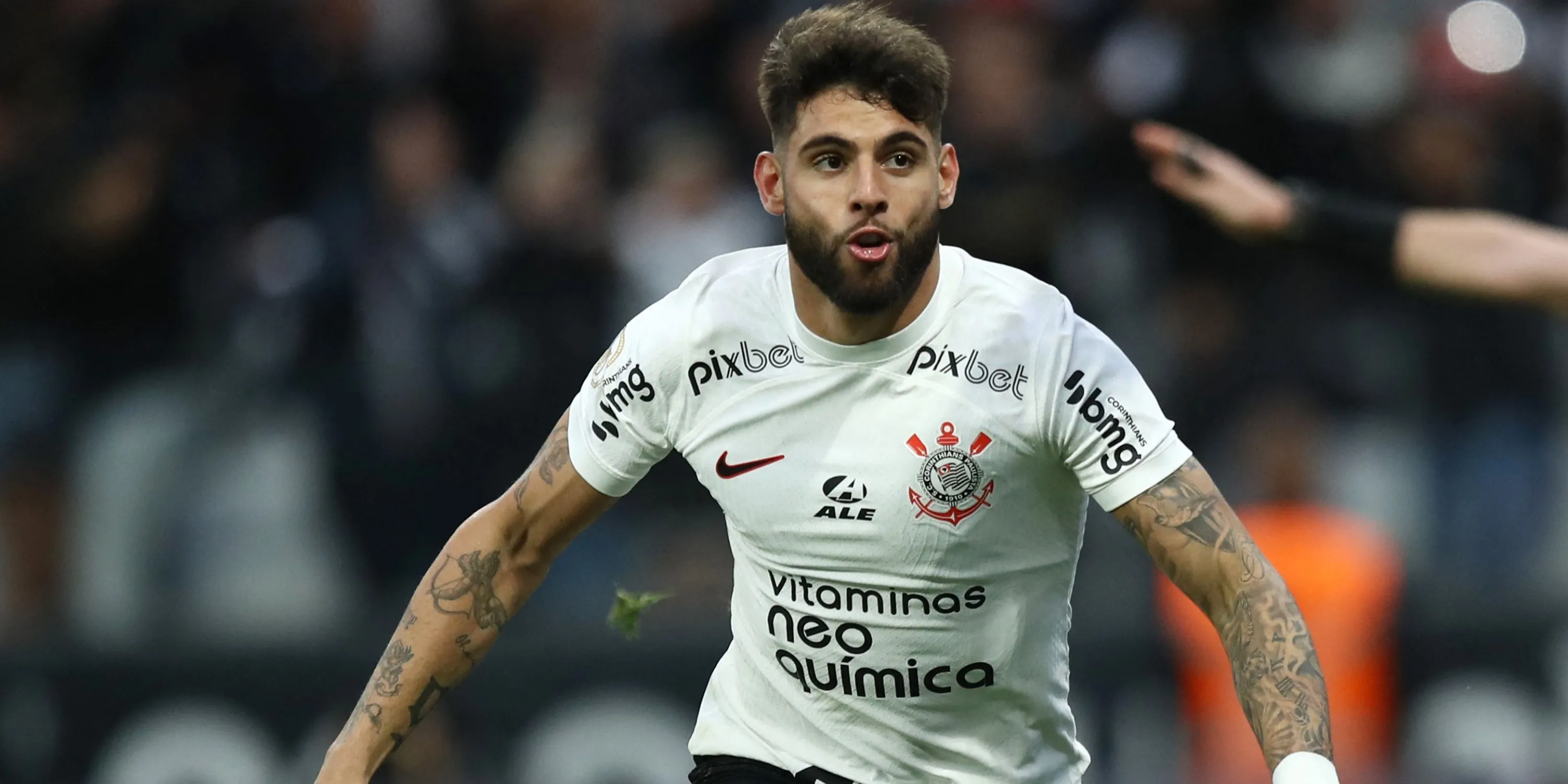 Tiền đạo Yuri Alberto trong màu áo CLB Corinthians của Brazil