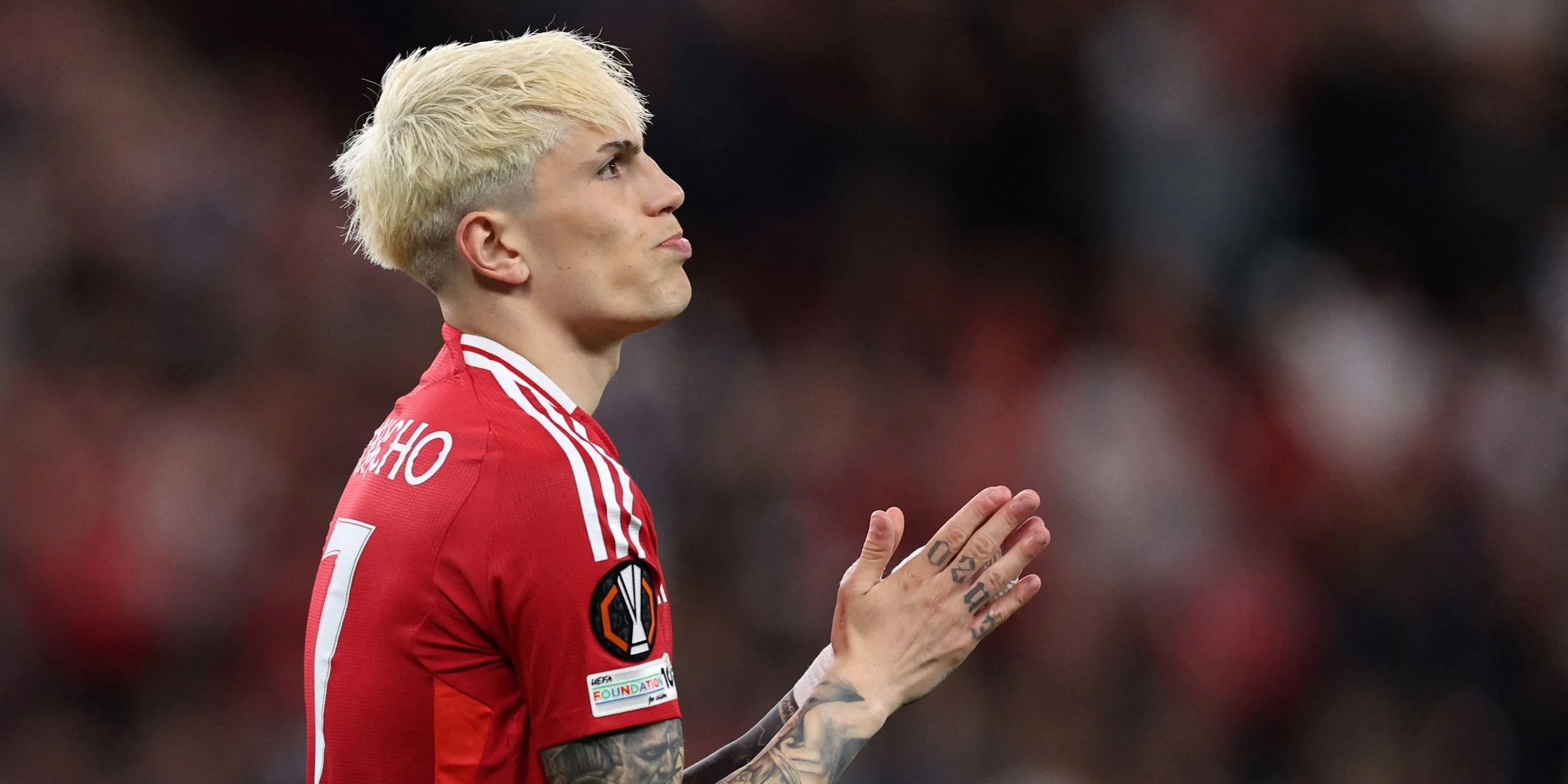 Alejandro Garnacho ăn mừng bàn thắng cho Manchester United