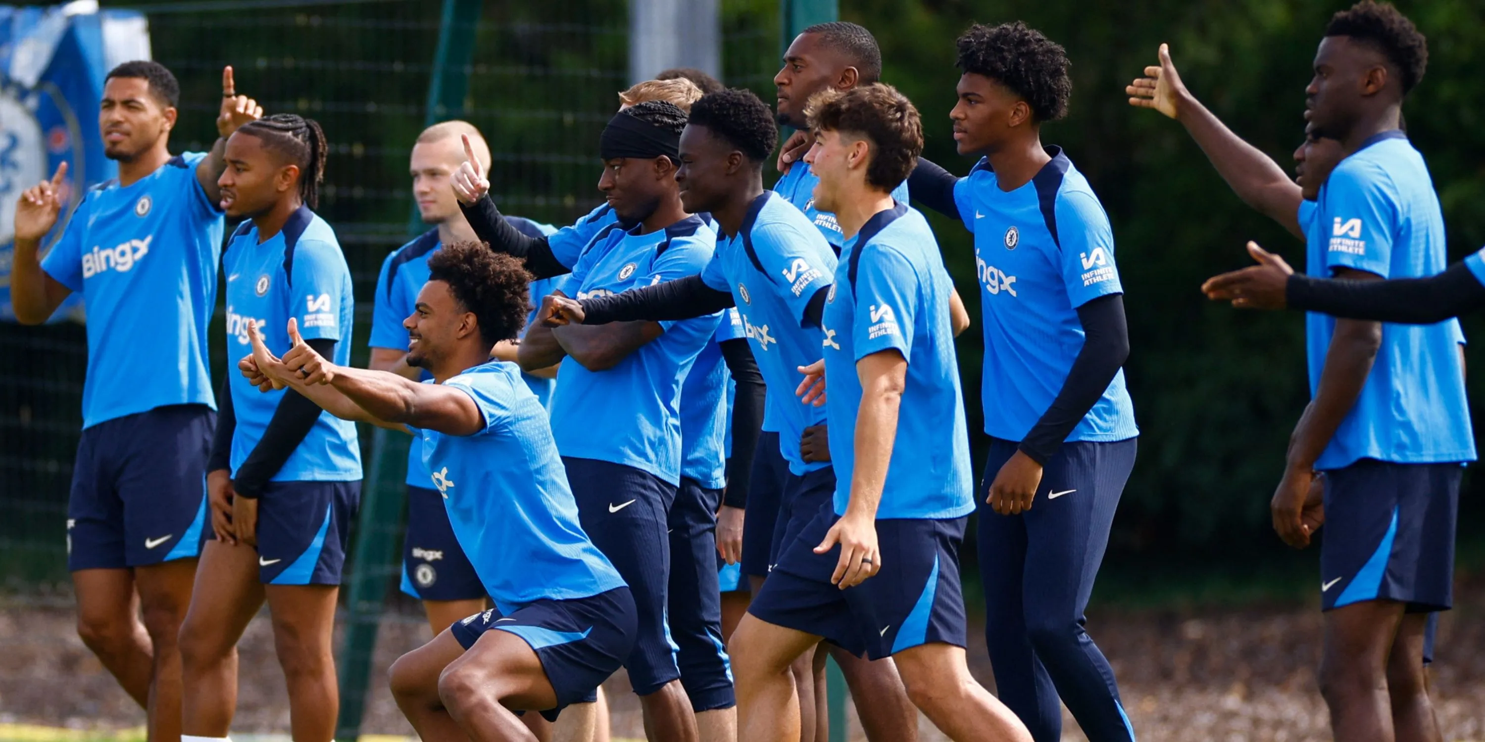 Cầu thủ Chelsea tập luyện chuẩn bị cho mùa giải mới