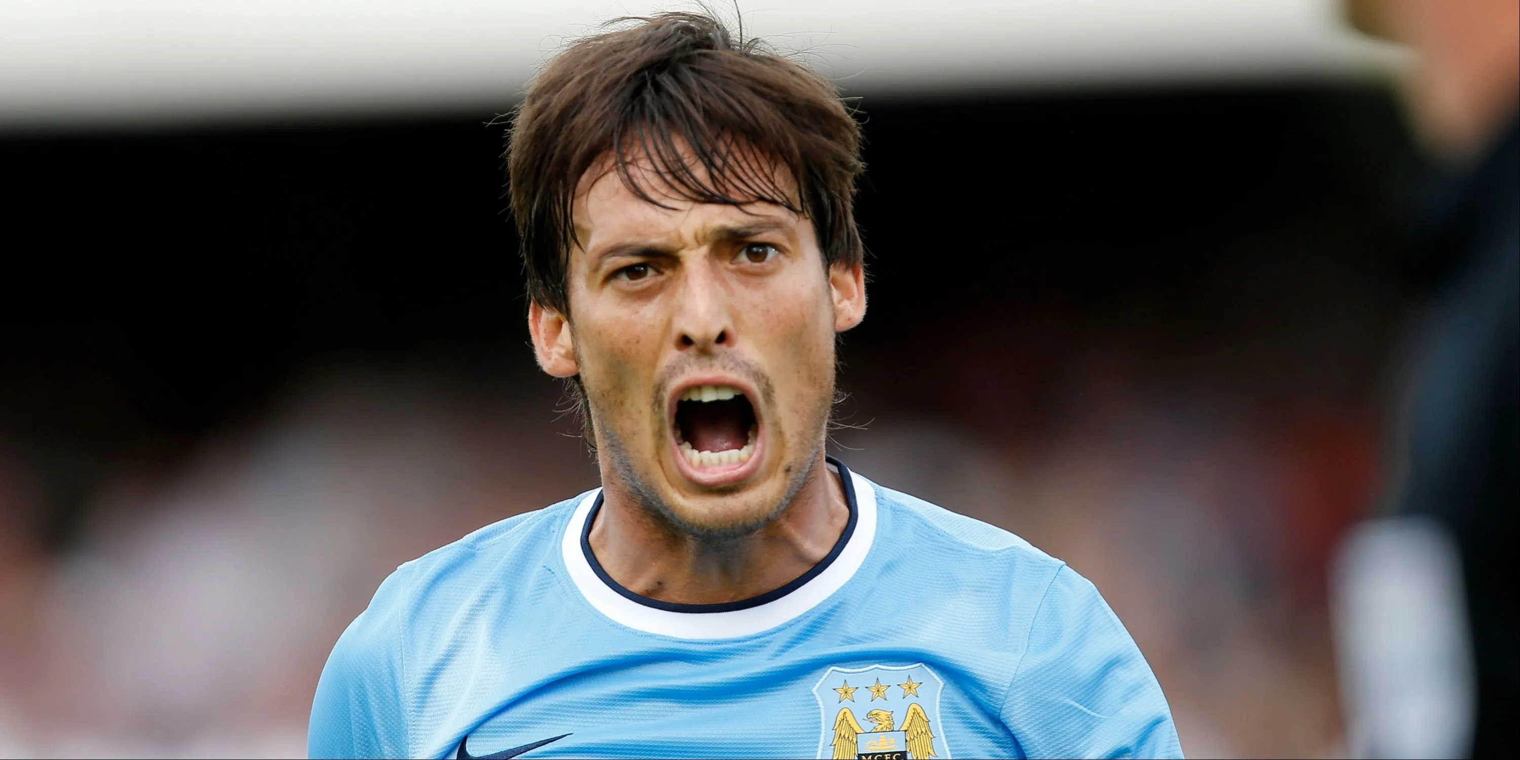 David Silva trong màu áo Manchester City