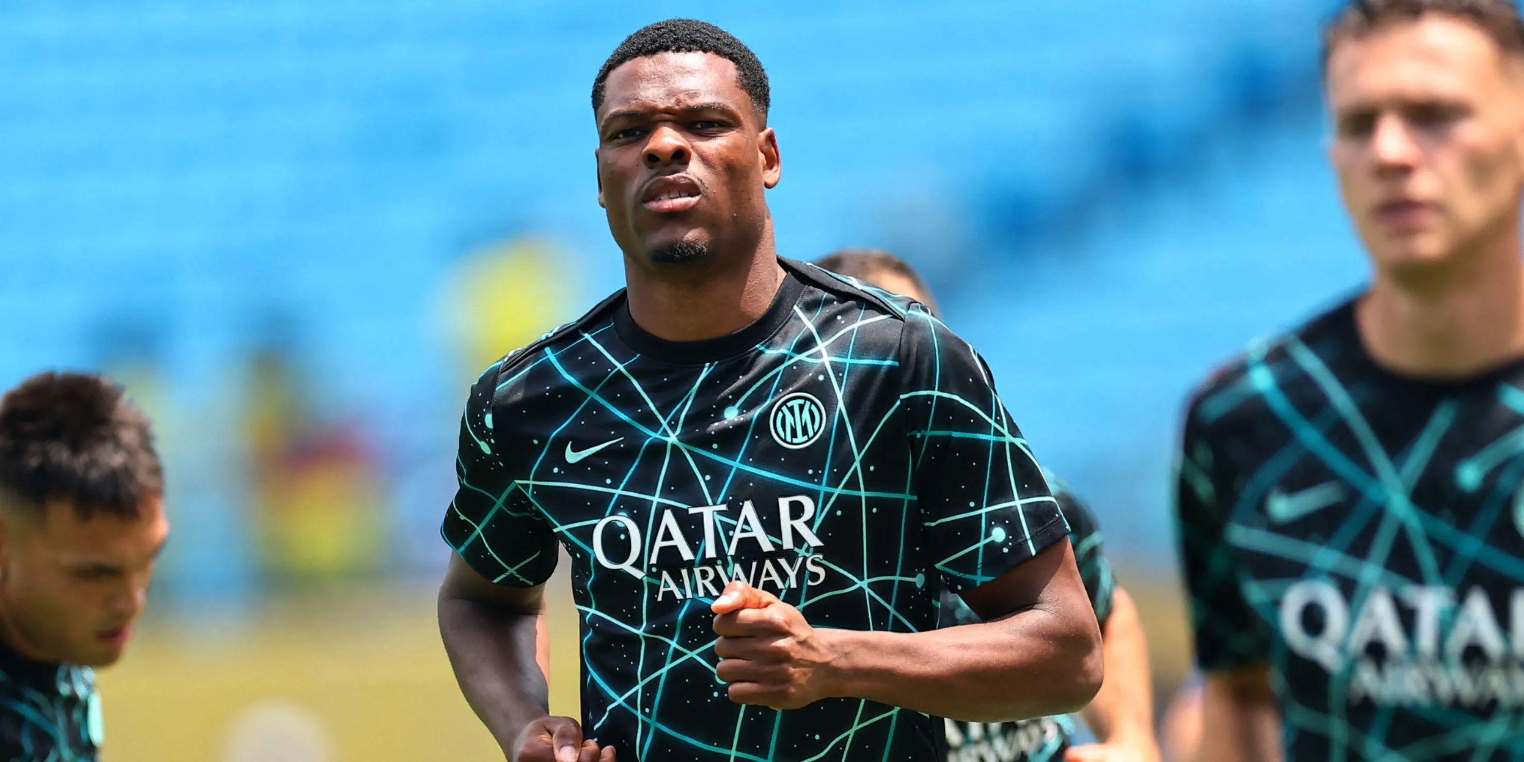 Hậu vệ Denzel Dumfries trong màu áo Inter Milan tại Club World Cup