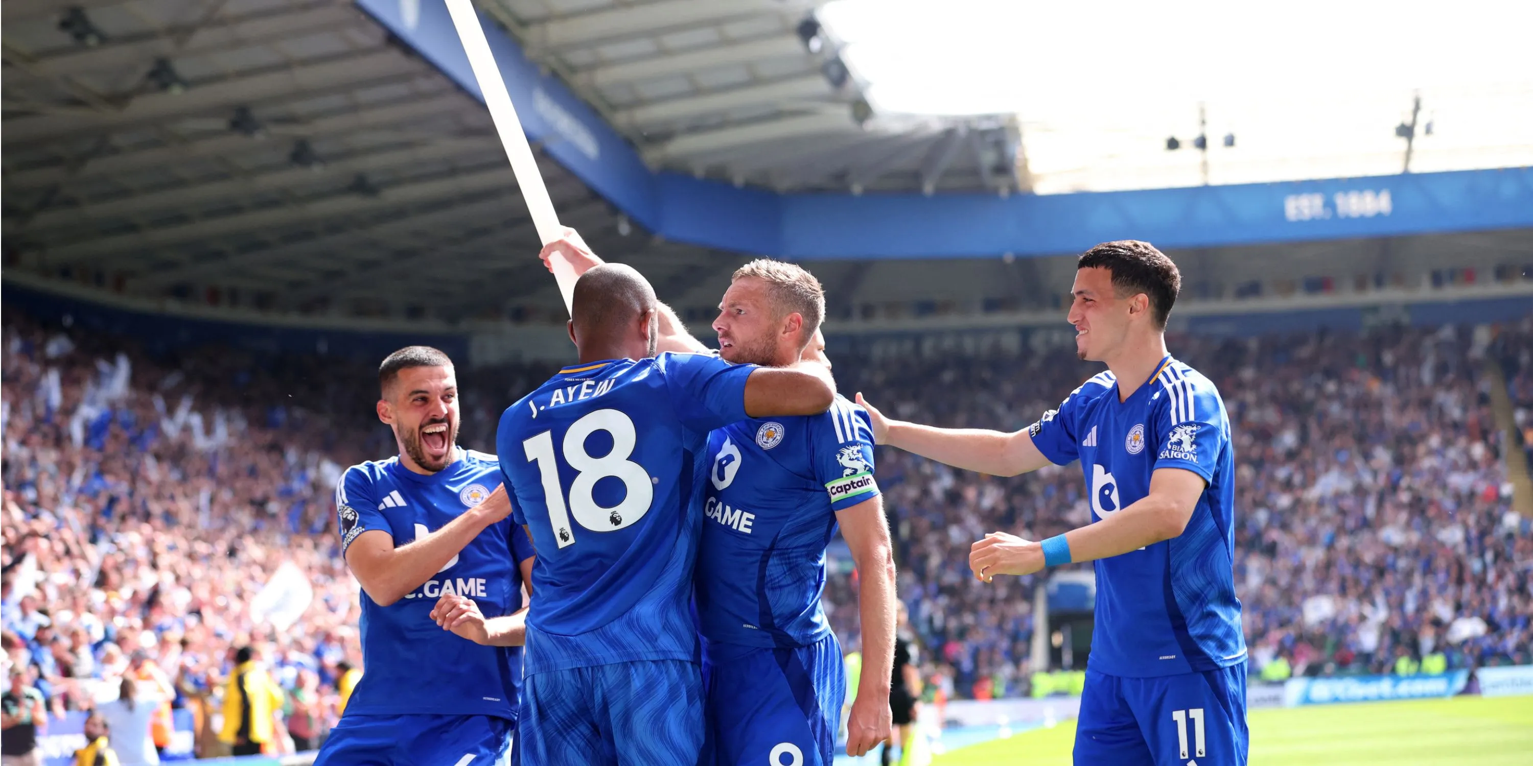 Jamie Vardy trong màu áo Leicester City
