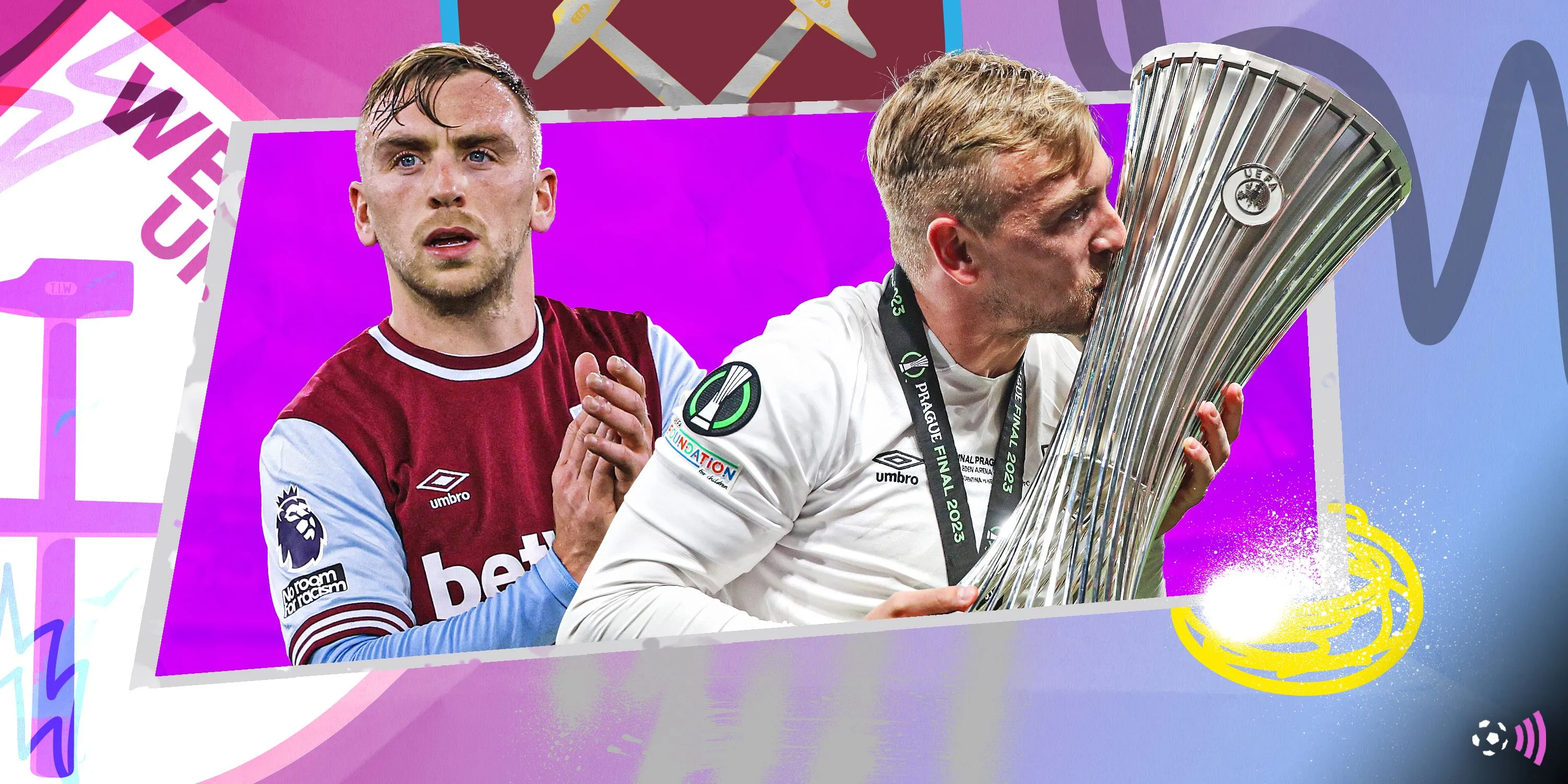 Jarrod Bowen thi đấu cho West Ham United