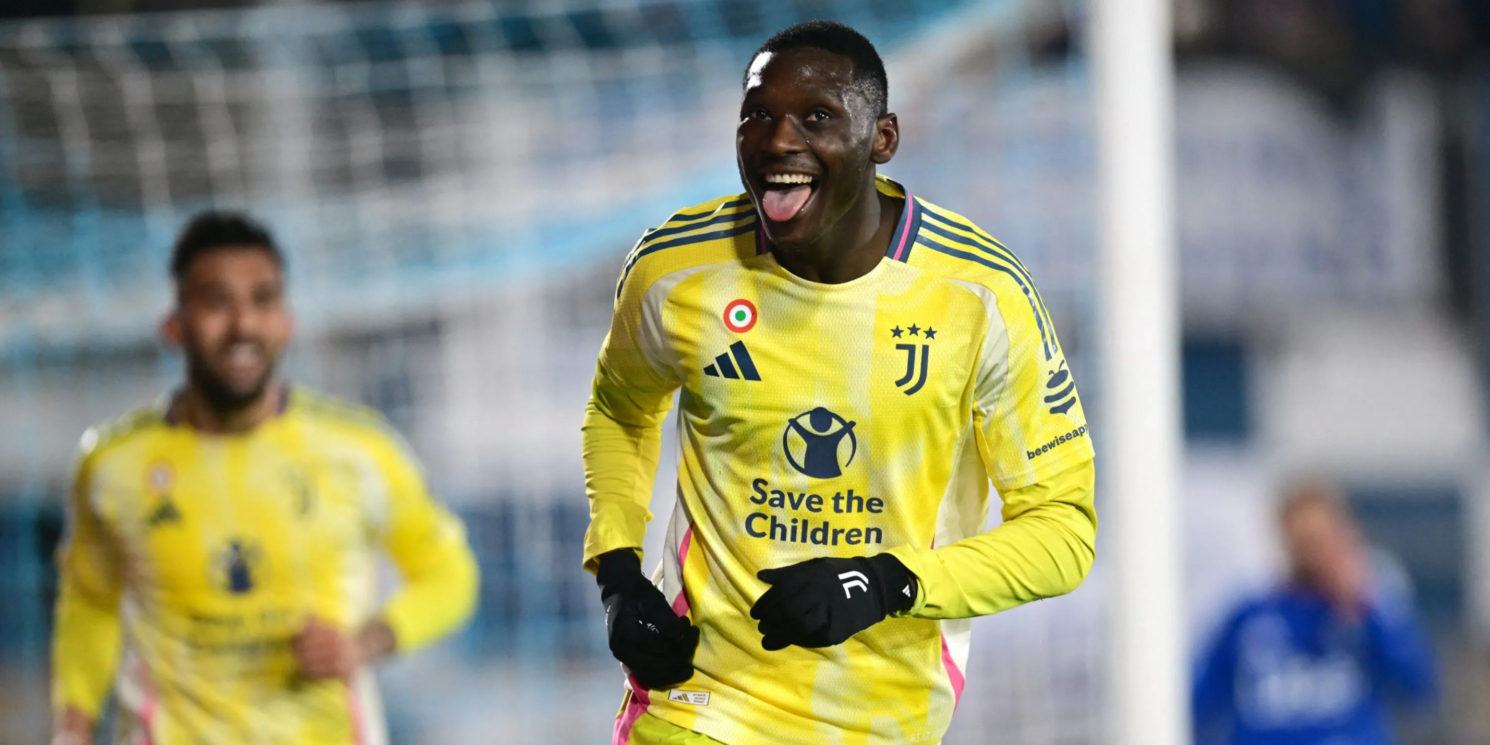 Randal Kolo Muani trong màu áo Juventus, nơi anh có thời gian cho mượn trước khi tương lai trở nên không chắc chắn.