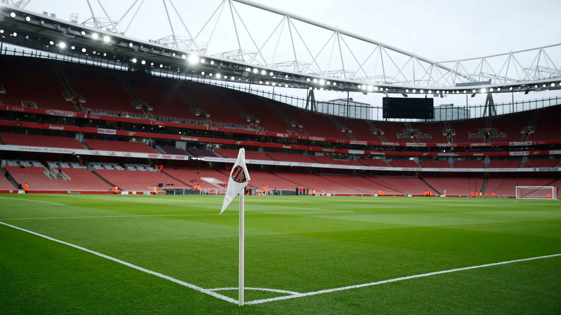 Sân vận động Emirates, biểu tượng của câu lạc bộ Arsenal.
