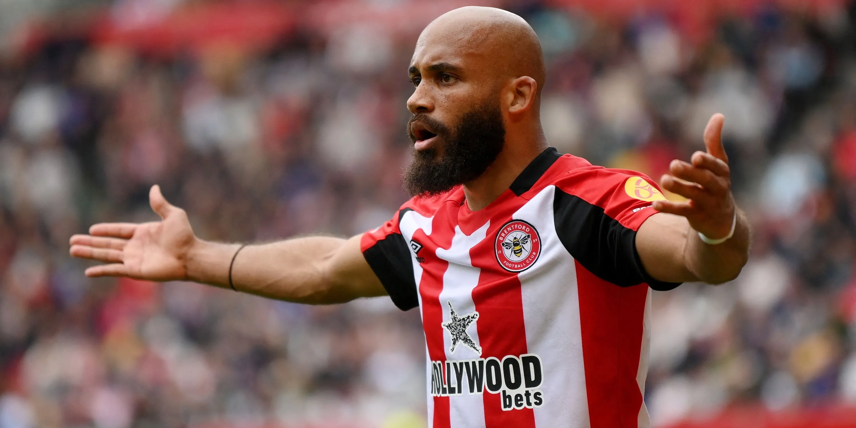 Tiền đạo Bryan Mbeumo của Brentford