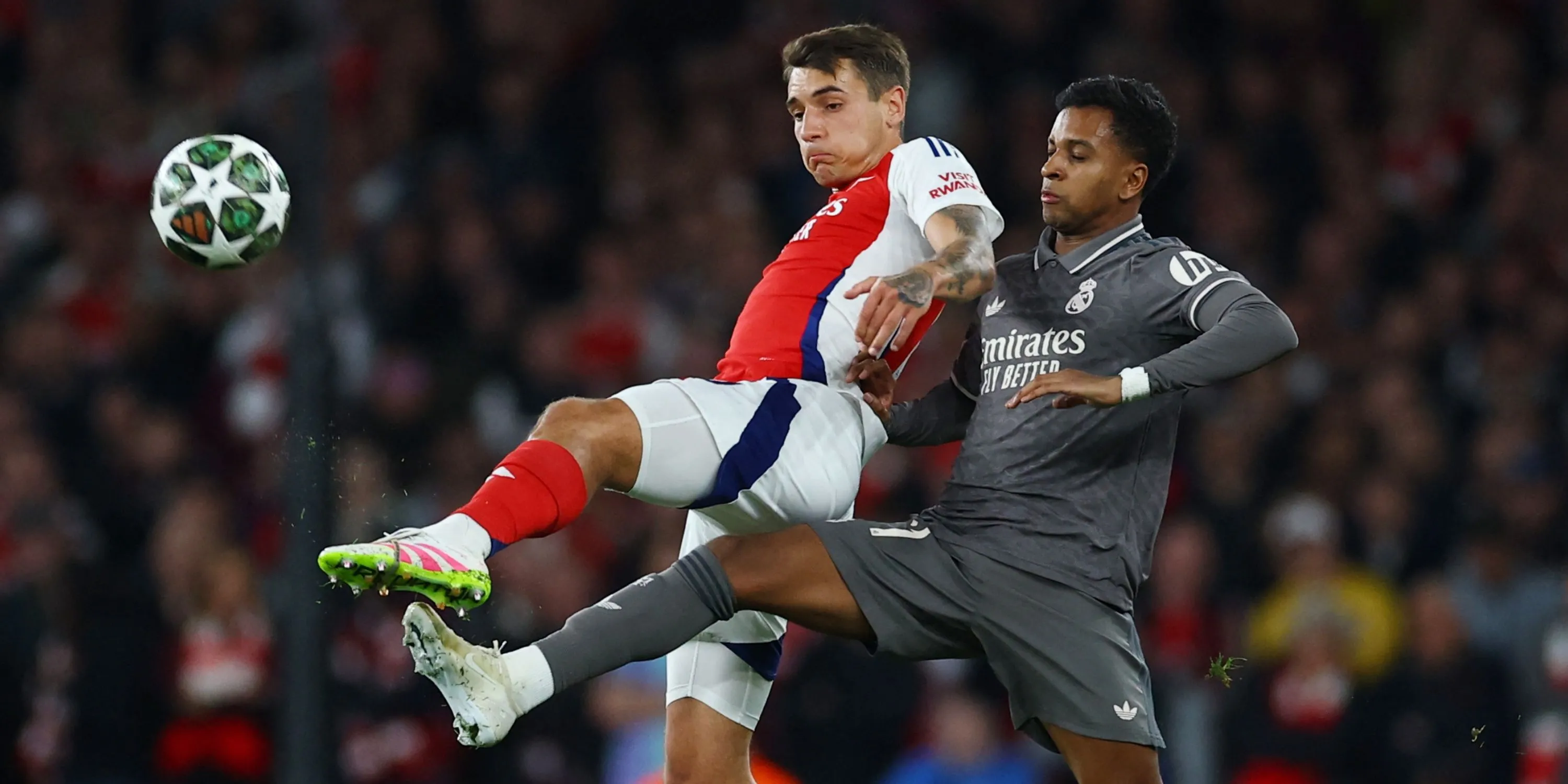Tiền đạo Rodrygo của Real Madrid được liên hệ chuyển đến Arsenal.