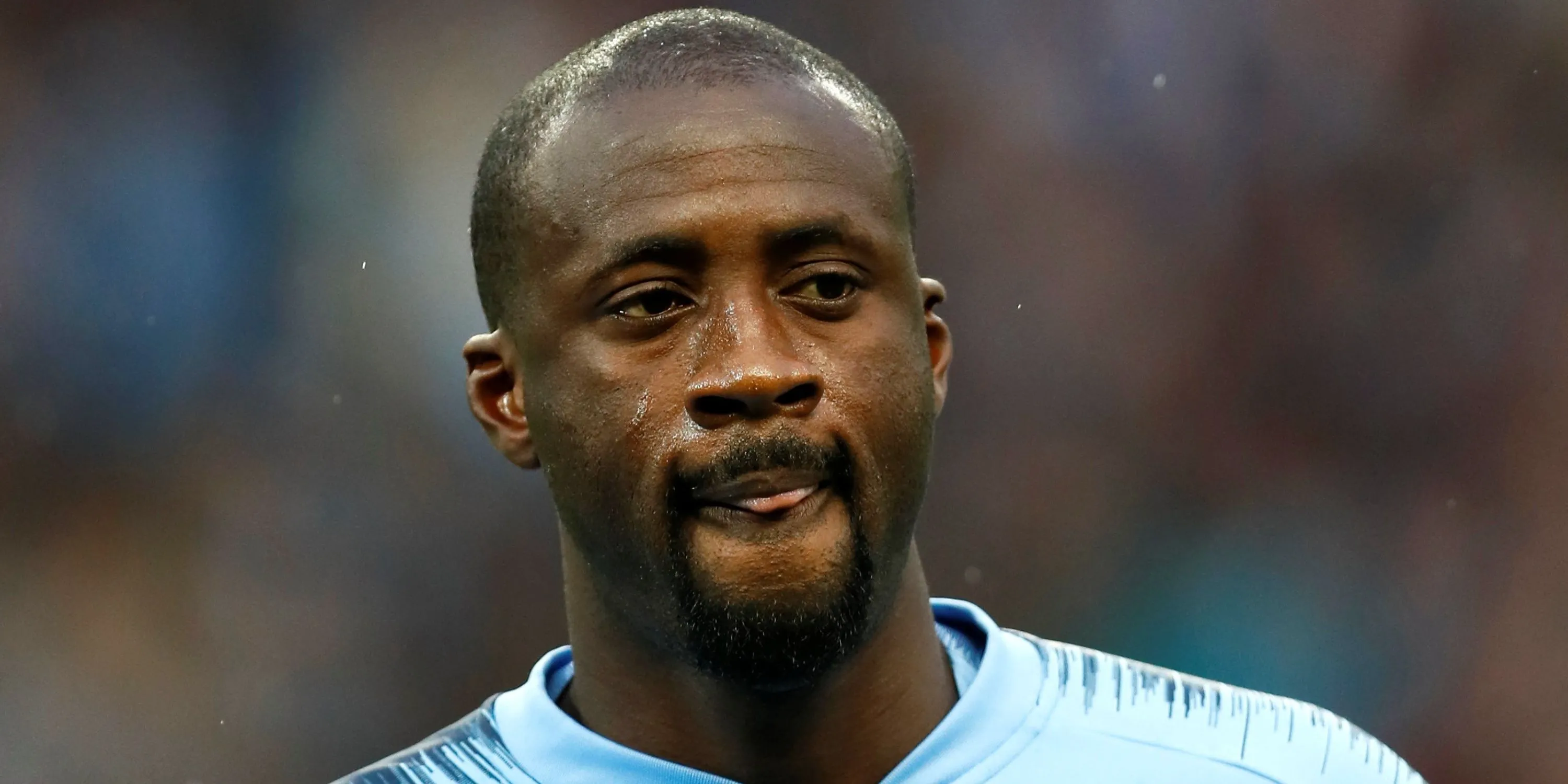 Yaya Toure trong màu áo Man City