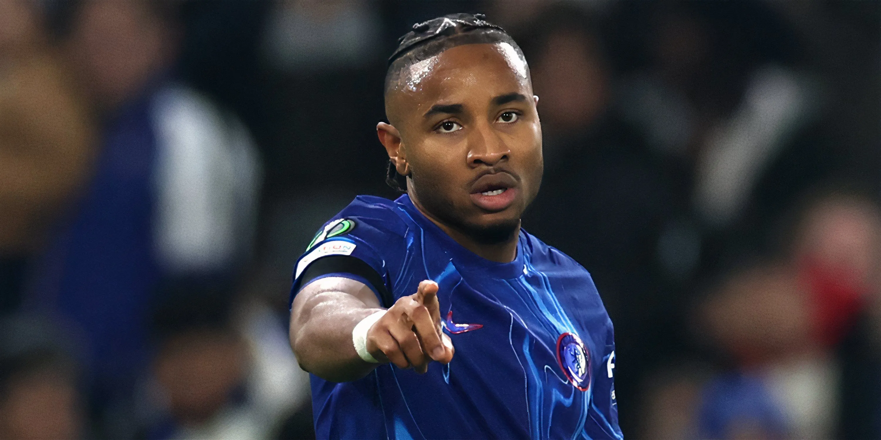 Christopher Nkunku ăn mừng bàn thắng trong màu áo Chelsea, cầu thủ mà Newcastle đang theo dõi trên thị trường chuyển nhượng