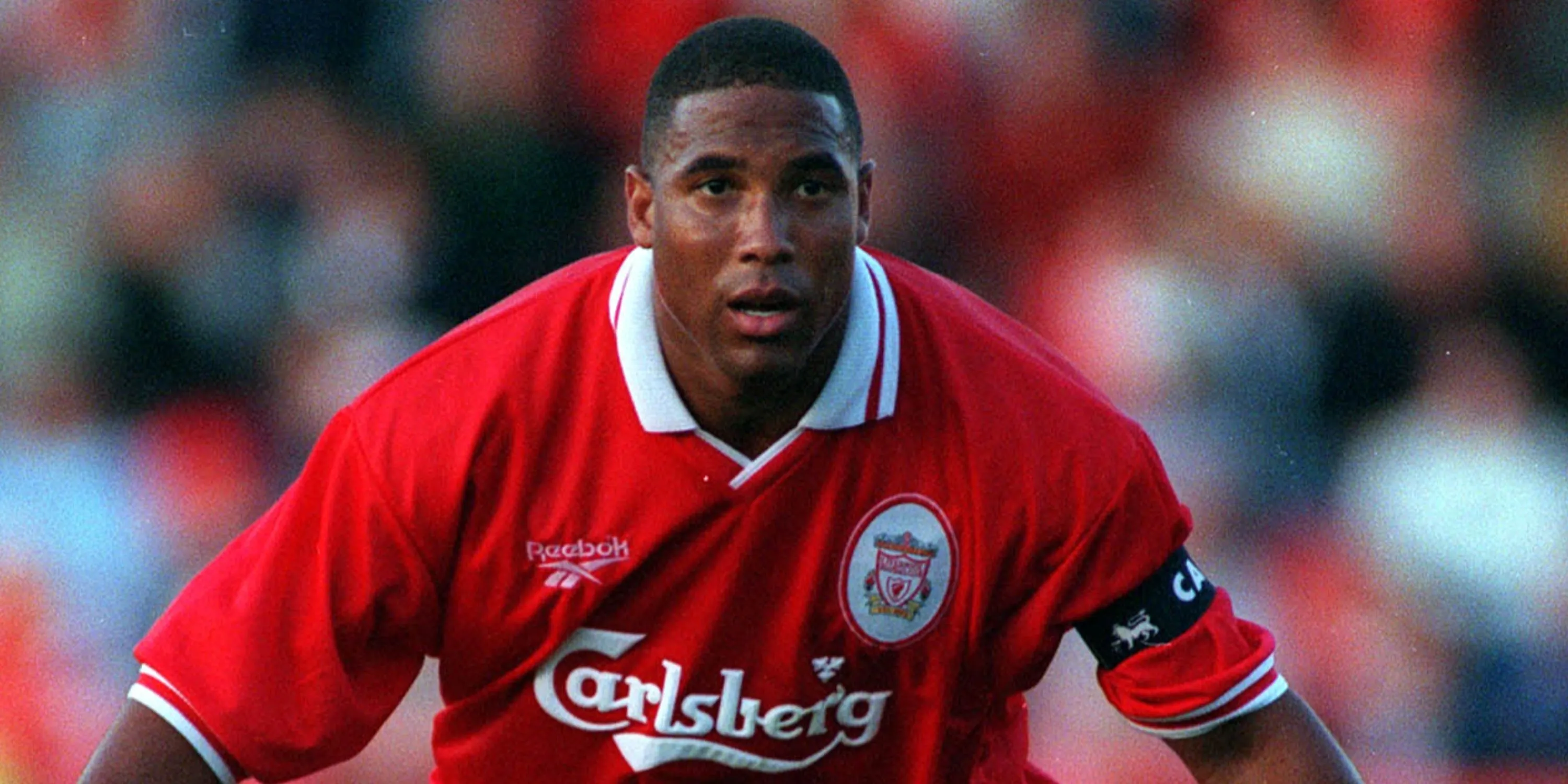 John Barnes thi đấu cho Liverpool