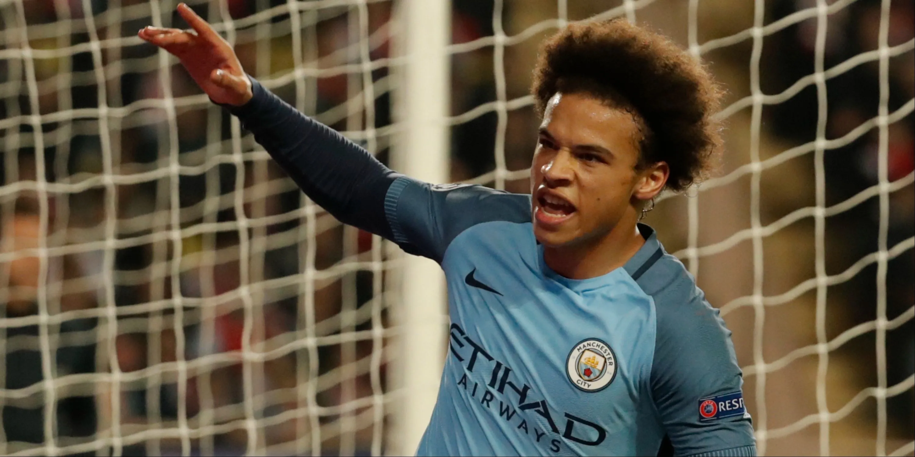 Leroy Sane trong màu áo Manchester City