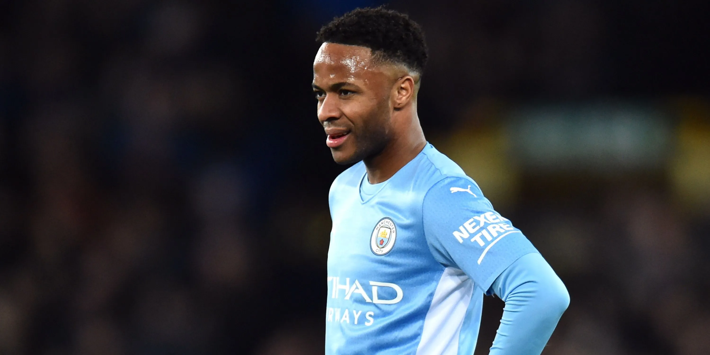 Raheem Sterling trong màu áo Manchester City