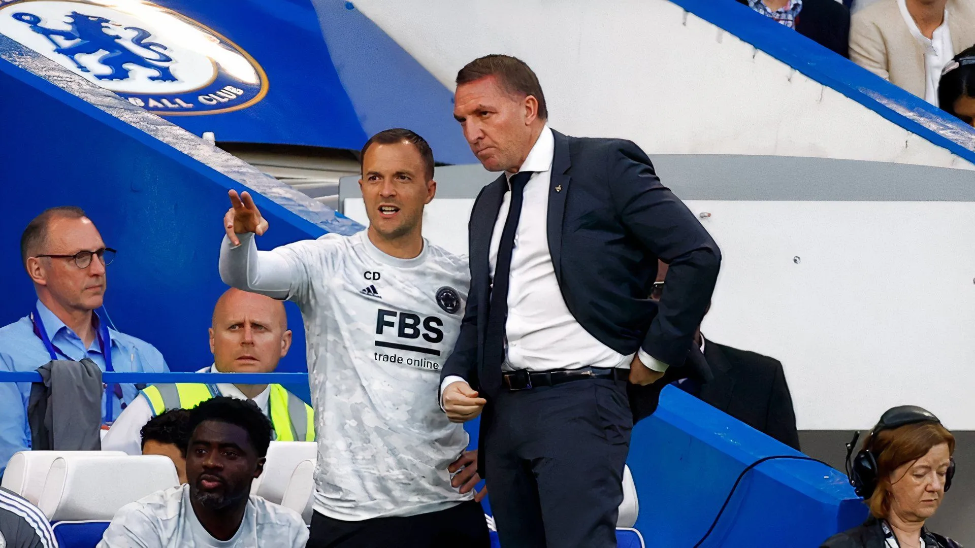 Chris Davies và Brendan Rodgers trong giai đoạn làm việc chung, minh họa mối liên hệ lâu năm giữa hai HLV